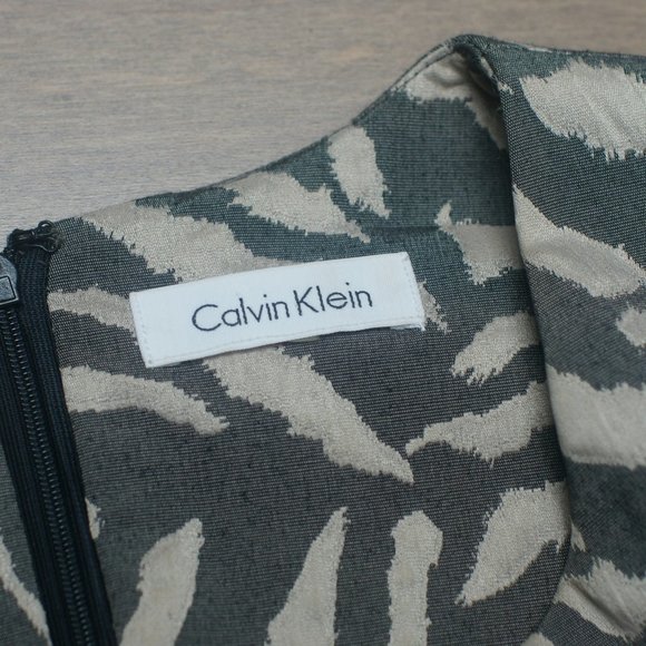 Calvin Klein Animal Print Dress Size 6 - Picture 6 of 6
